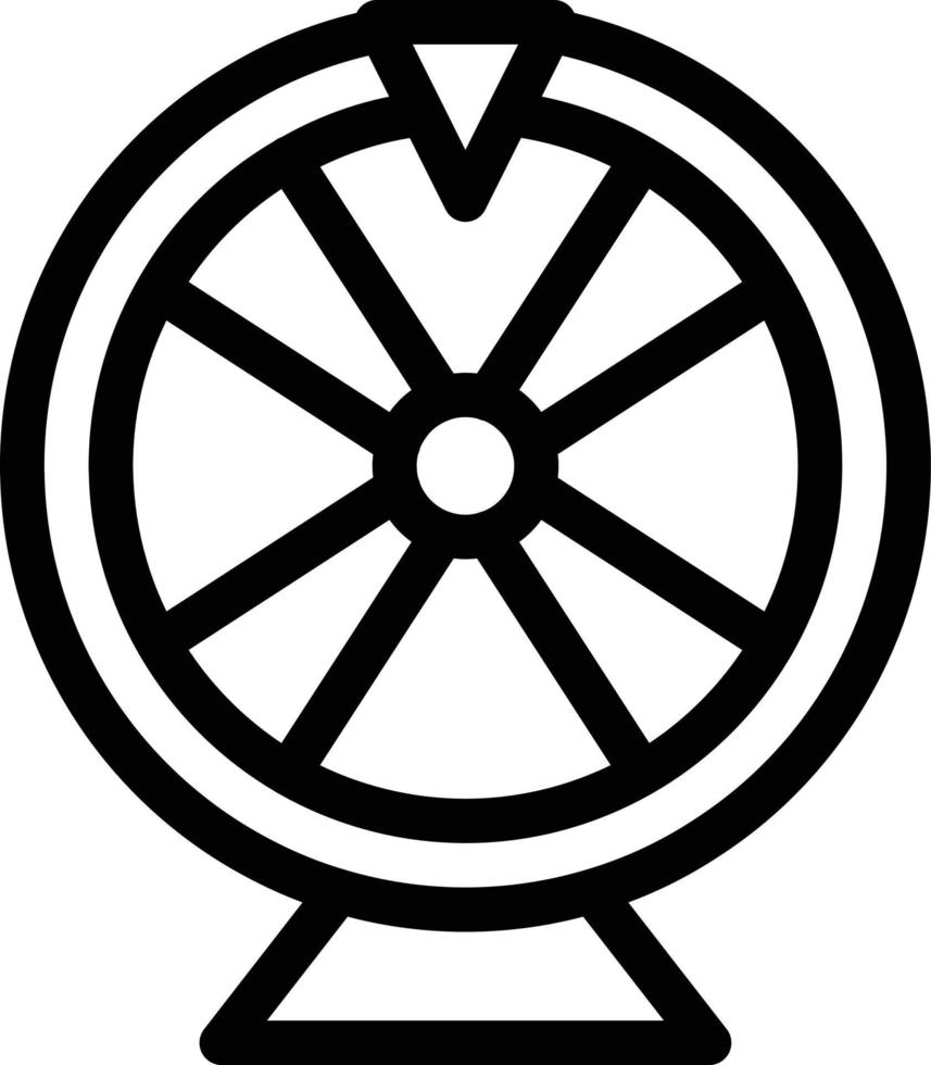 ilustración de vector de rueda en un fondo. símbolos de calidad premium. iconos vectoriales para concepto y diseño gráfico.