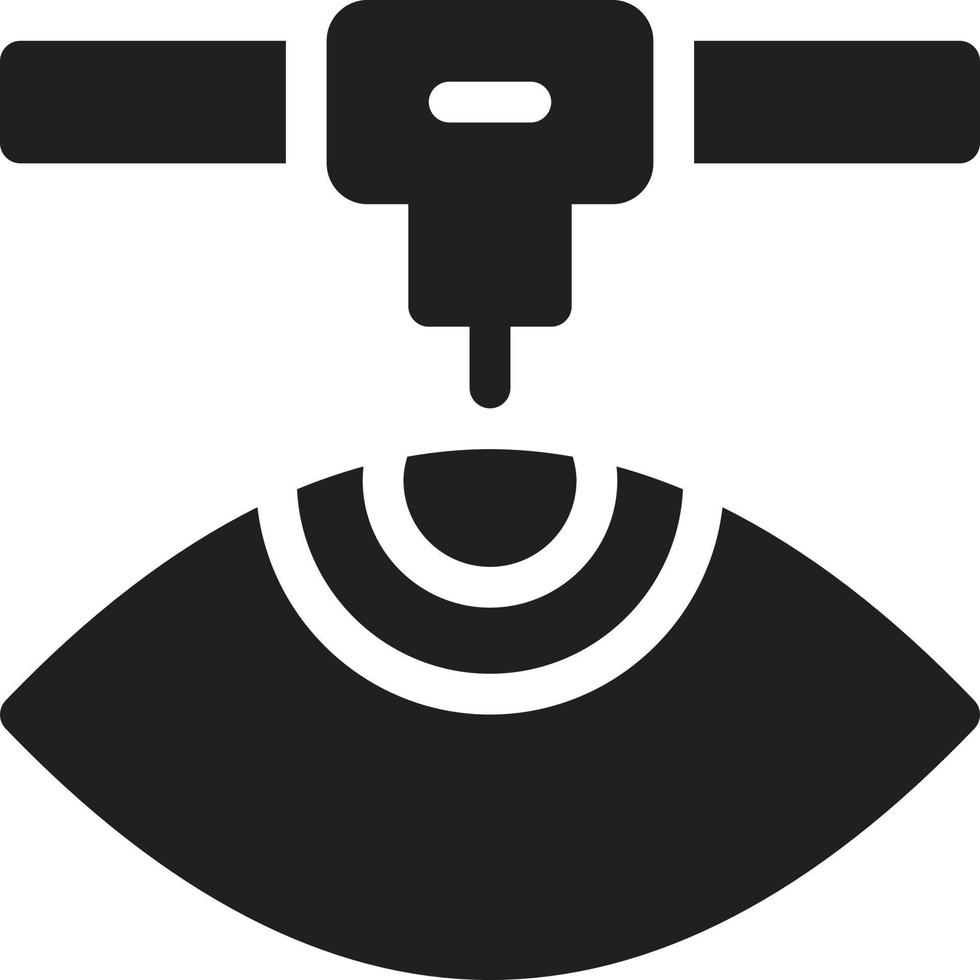 ilustración de vector de ojo en un fondo. símbolos de calidad premium. iconos vectoriales para concepto y diseño gráfico.