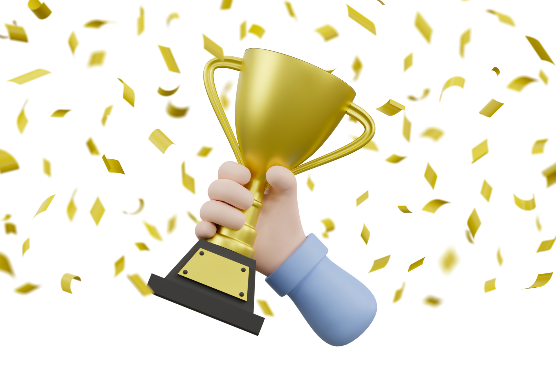 free-cartoon-businessman-character-hand-holding-victory-prize-cup