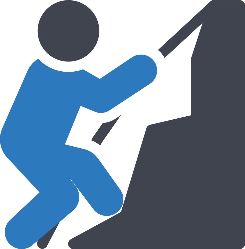 climbing vector illustration on a background.Premium quality symbols.vector icons for concept and graphic design.