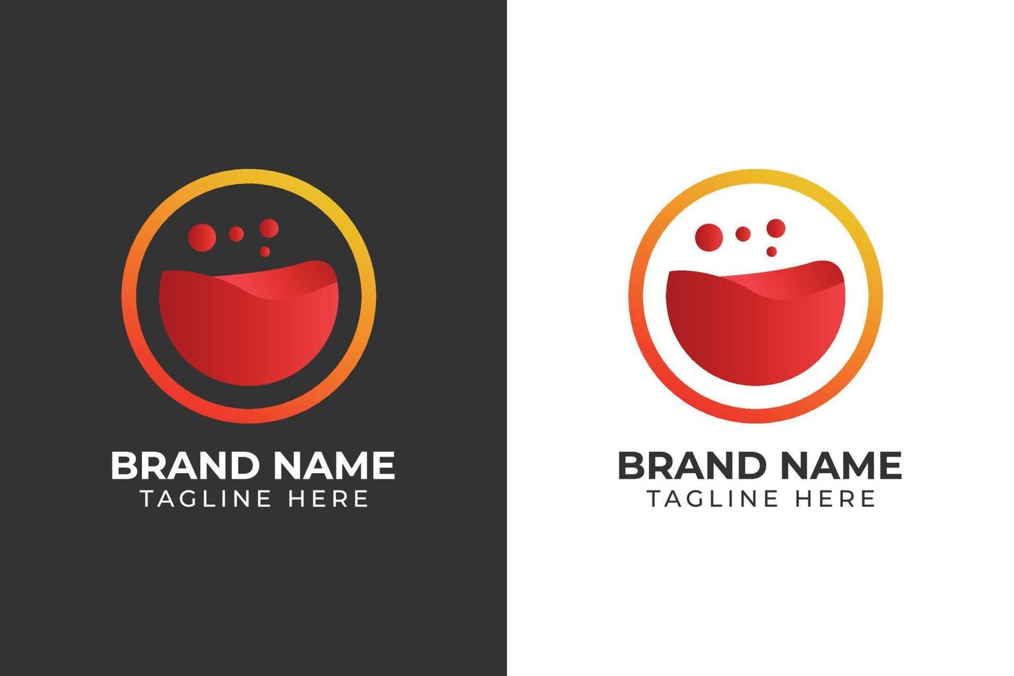 logo 3D Lab with circle template design vector