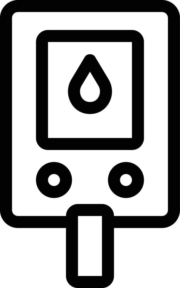 glucometer vector illustration on a background.Premium quality symbols.vector icons for concept and graphic design.