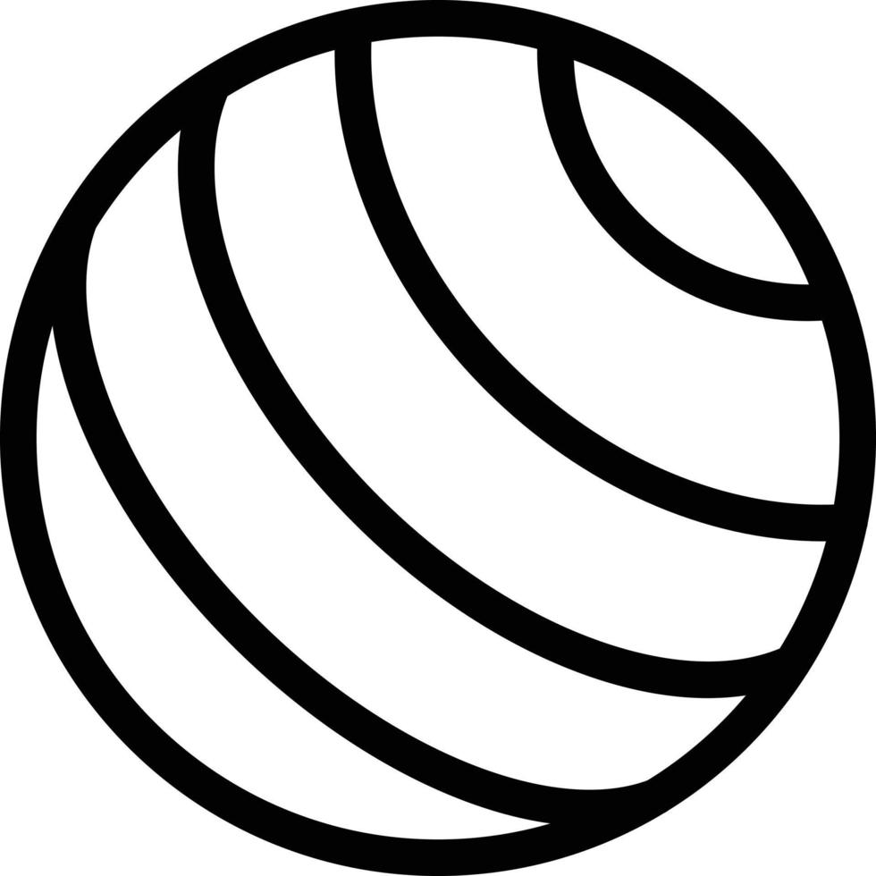 ilustración vectorial de voleibol en un fondo. símbolos de calidad premium. iconos vectoriales para concepto y diseño gráfico. vector