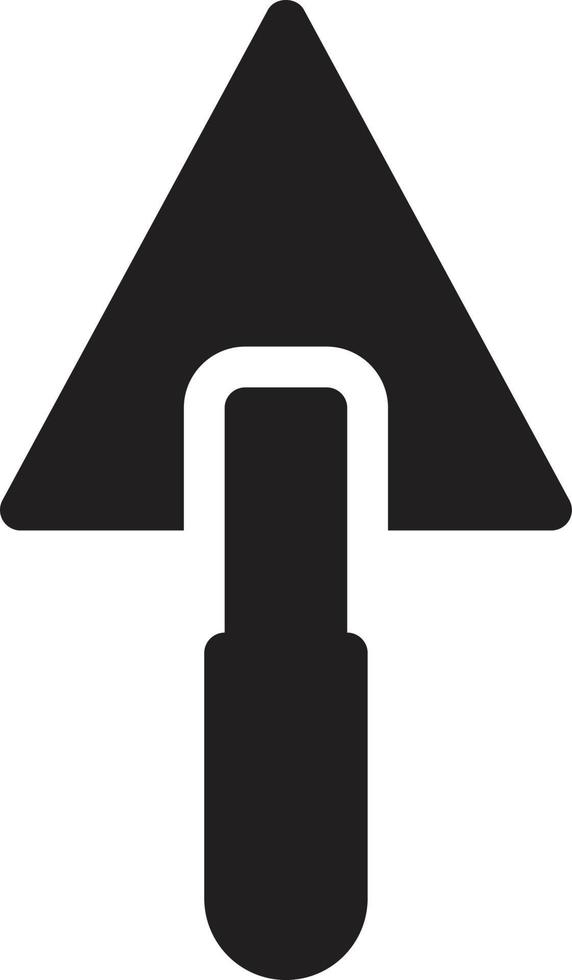trowel vector illustration on a background.Premium quality symbols.vector icons for concept and graphic design.