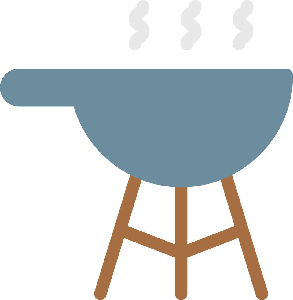 ilustración de vector de parrilla en un fondo. símbolos de calidad premium. iconos vectoriales para concepto y diseño gráfico.