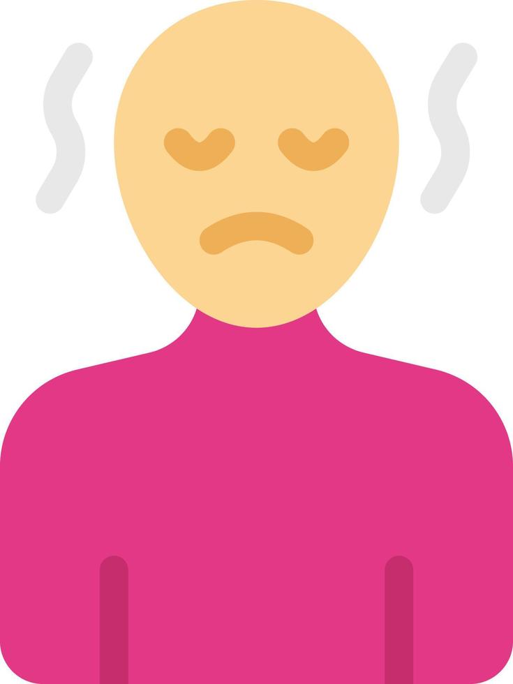 headache vector illustration on a background.Premium quality symbols.vector icons for concept and graphic design.