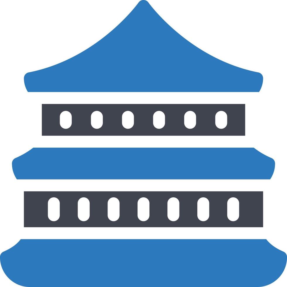 pagoda vector illustration on a background.Premium quality symbols.vector icons for concept and graphic design.