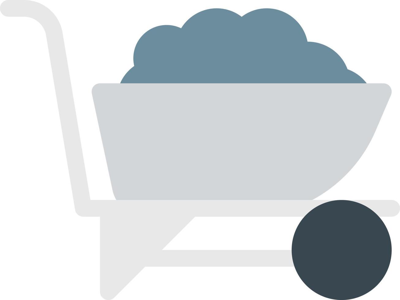 wheelbarrow vector illustration on a background.Premium quality symbols.vector icons for concept and graphic design.