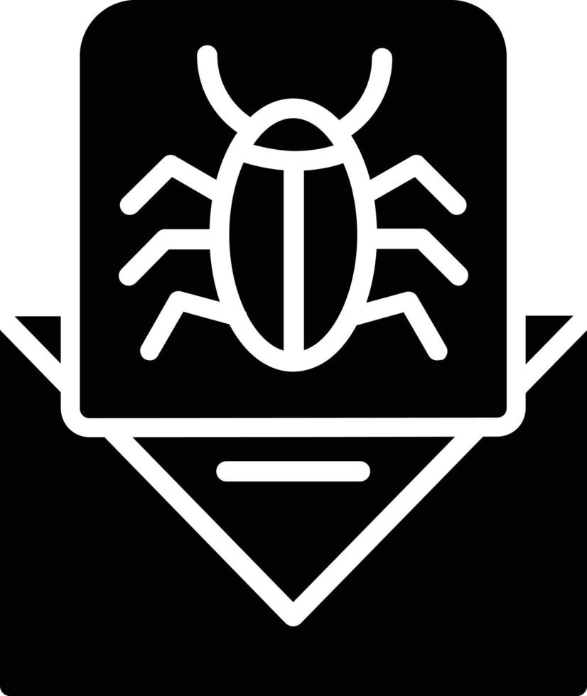 Spam Glyph Icon vector