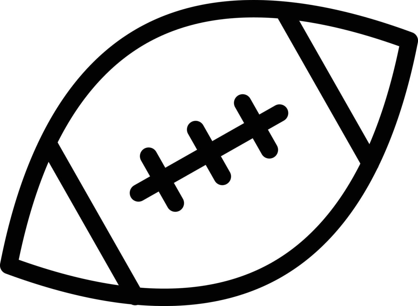 Ilustración de vector de rugby en un fondo. Símbolos de calidad premium. Iconos vectoriales para concepto y diseño gráfico.