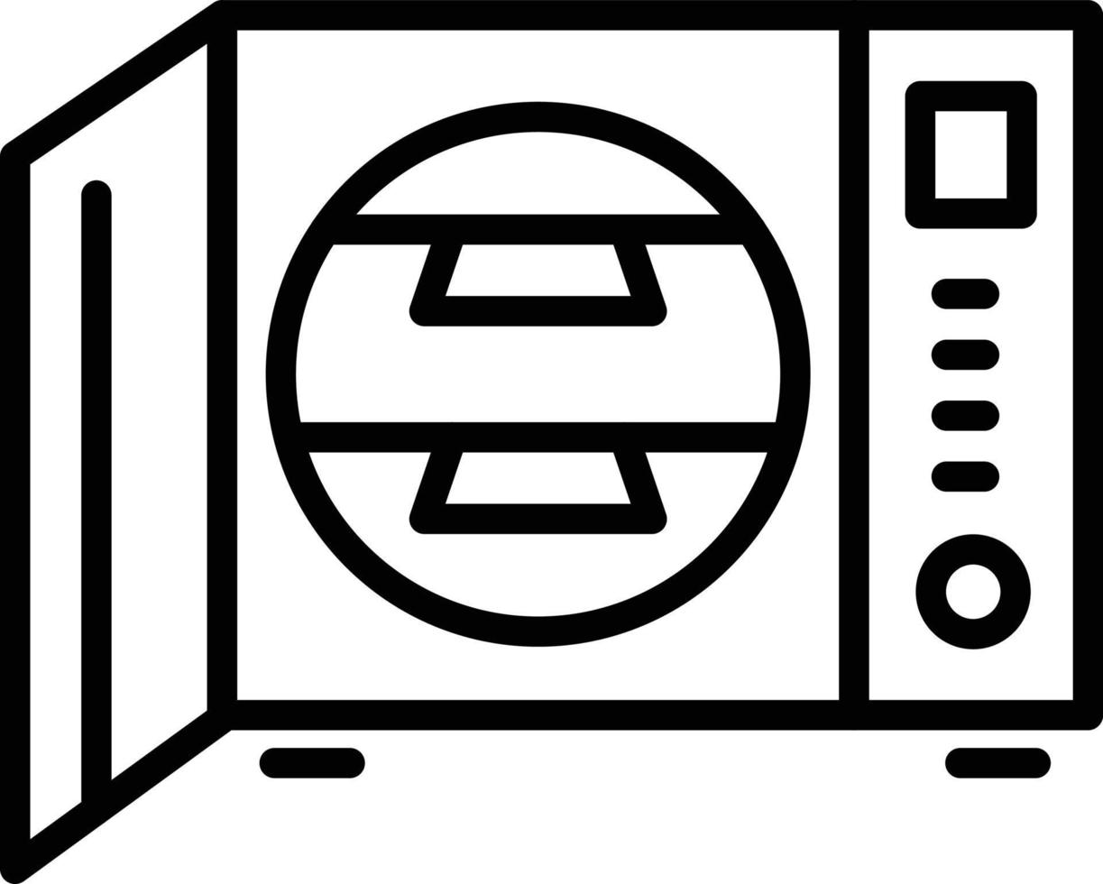 Autoclave Line Icon vector