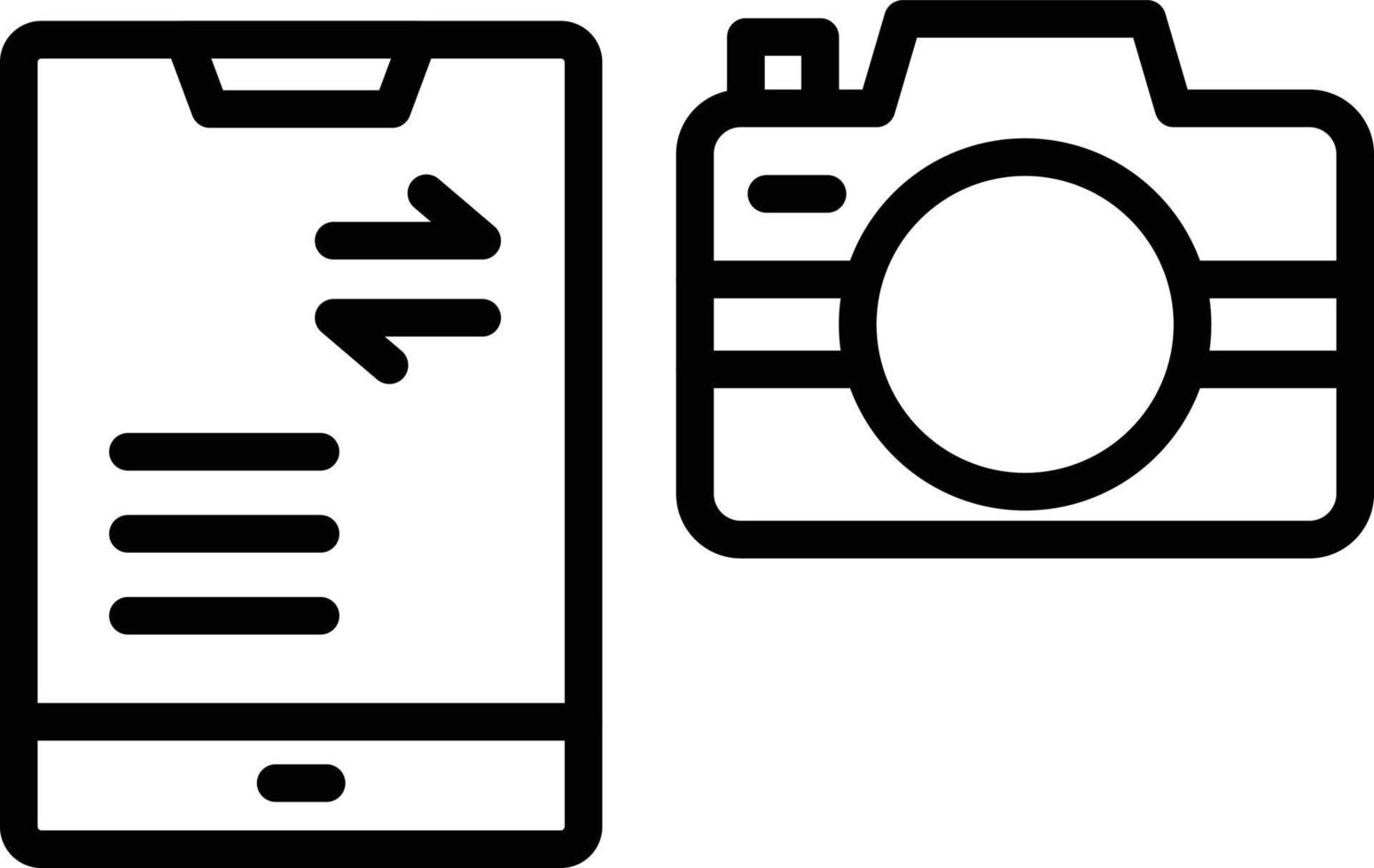 Data Transfer Line Icon vector