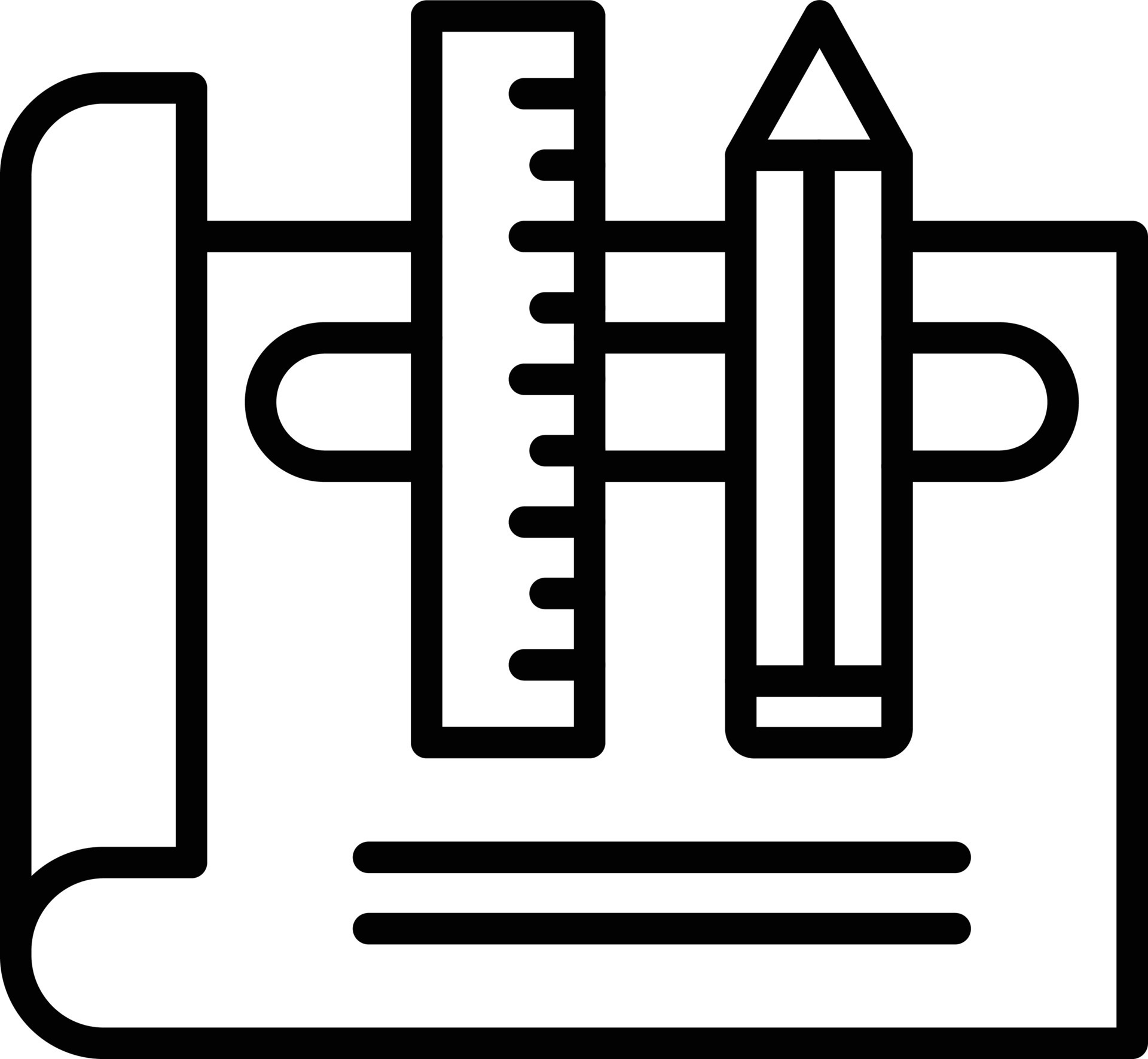 Draft Line Icon 10918424 Vector Art at Vecteezy
