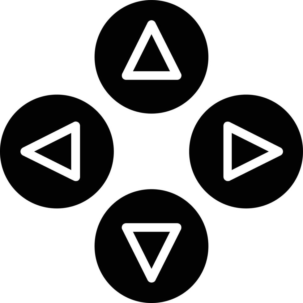 Buttons Glyph Icon vector