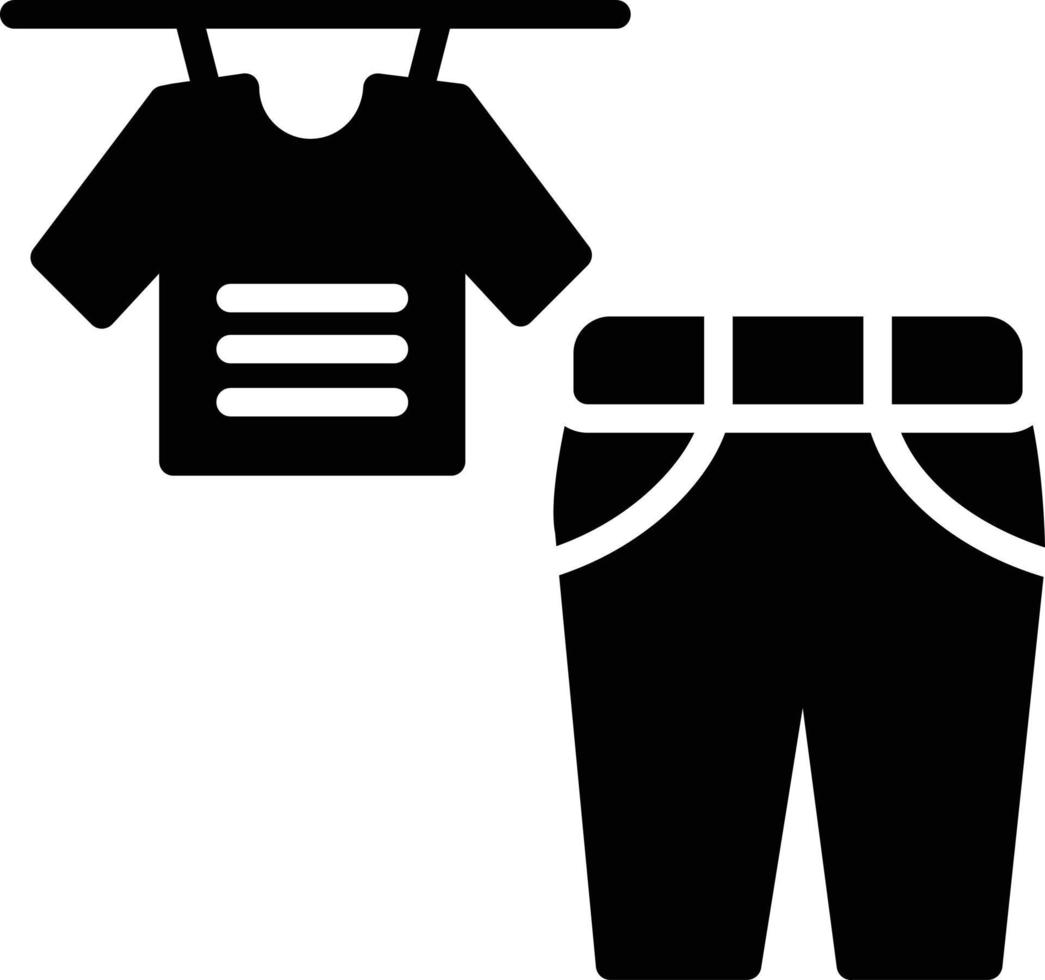 Clothes Glyph Icon vector