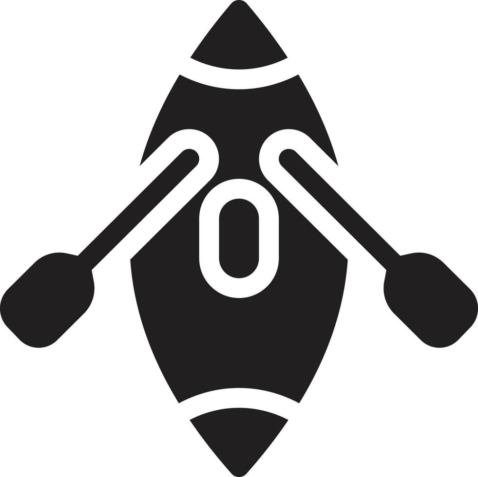 canoe vector illustration on a background.Premium quality symbols.vector icons for concept and graphic design.