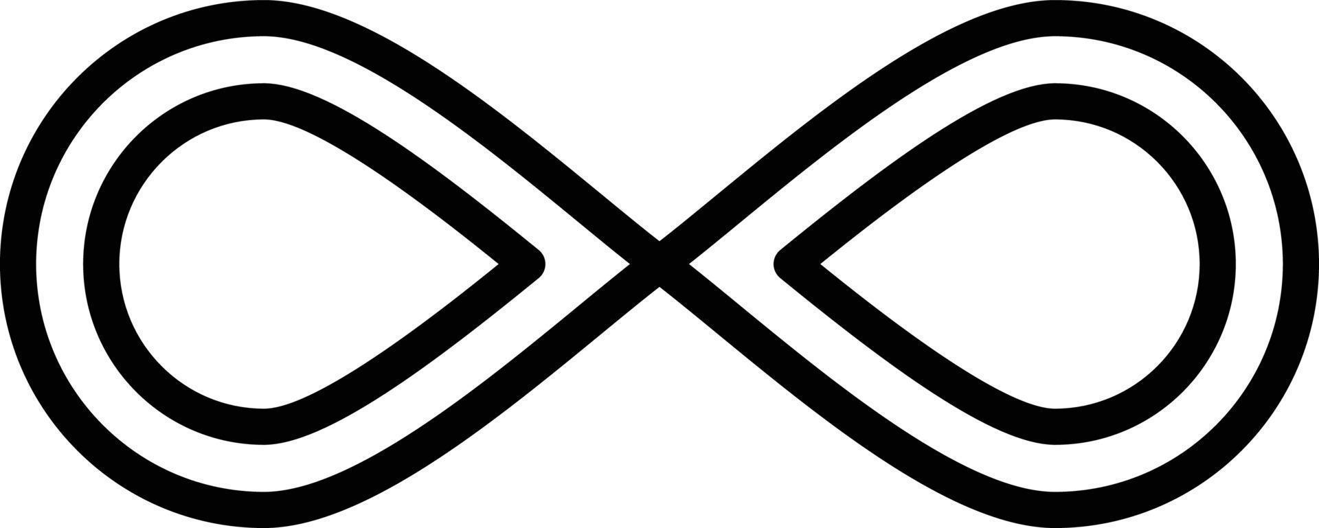Infinity Line Icon vector