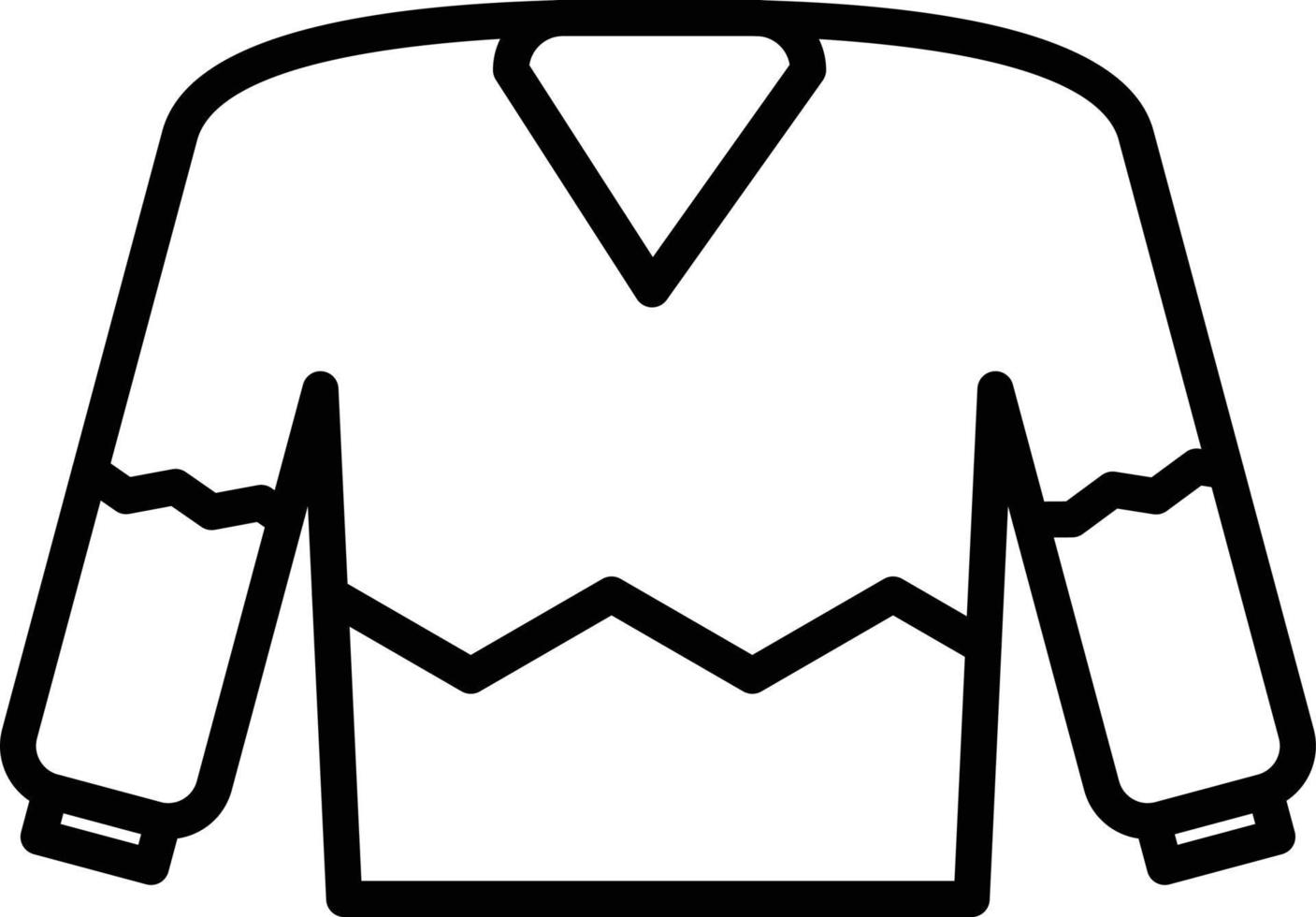 Sweater Line Icon vector