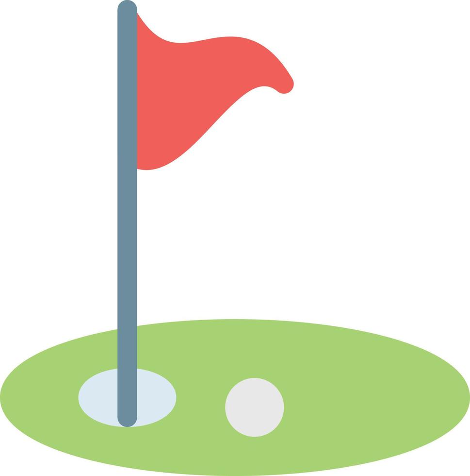 Ilustración de vector de golf en un fondo. Símbolos de calidad premium. Iconos vectoriales para concepto y diseño gráfico.