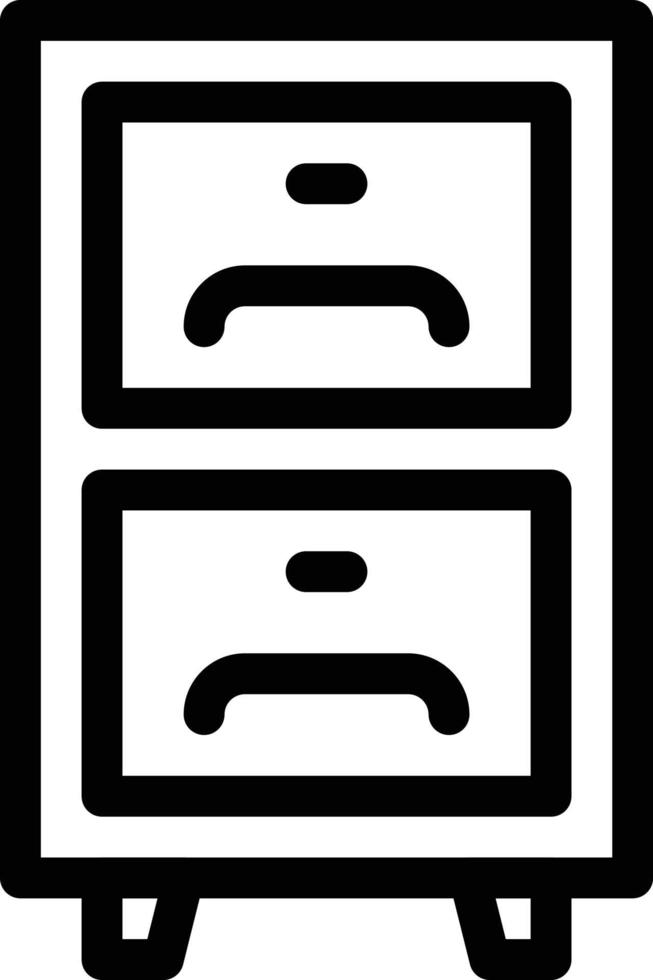 drawer vector illustration on a background.Premium quality symbols.vector icons for concept and graphic design.