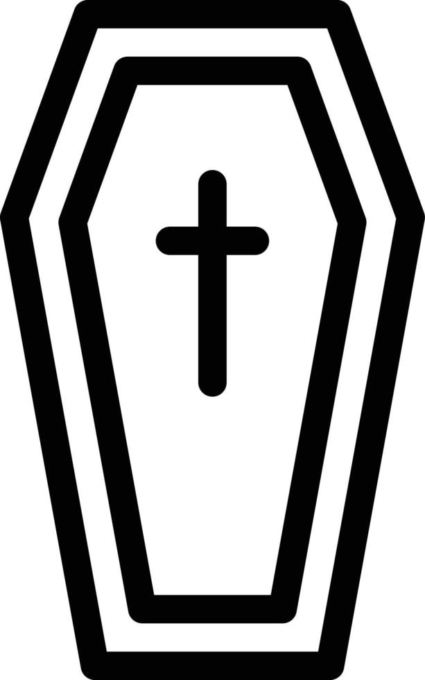coffin vector illustration on a background.Premium quality symbols.vector icons for concept and graphic design.