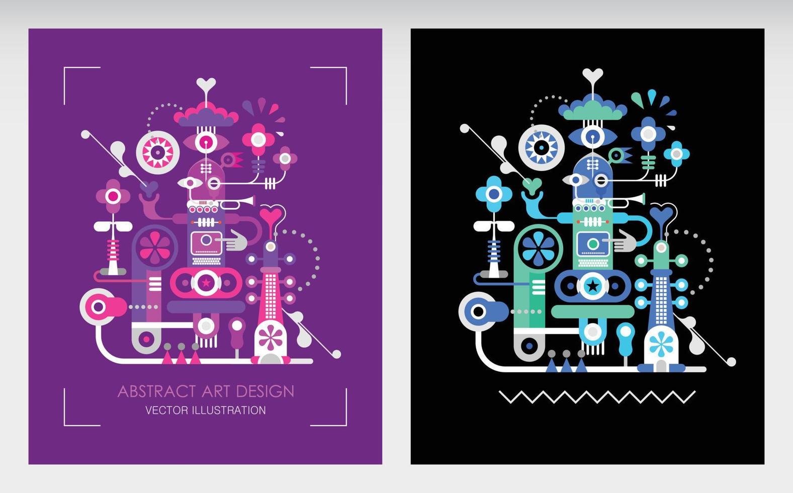 Abstract Art Graphic Design vector