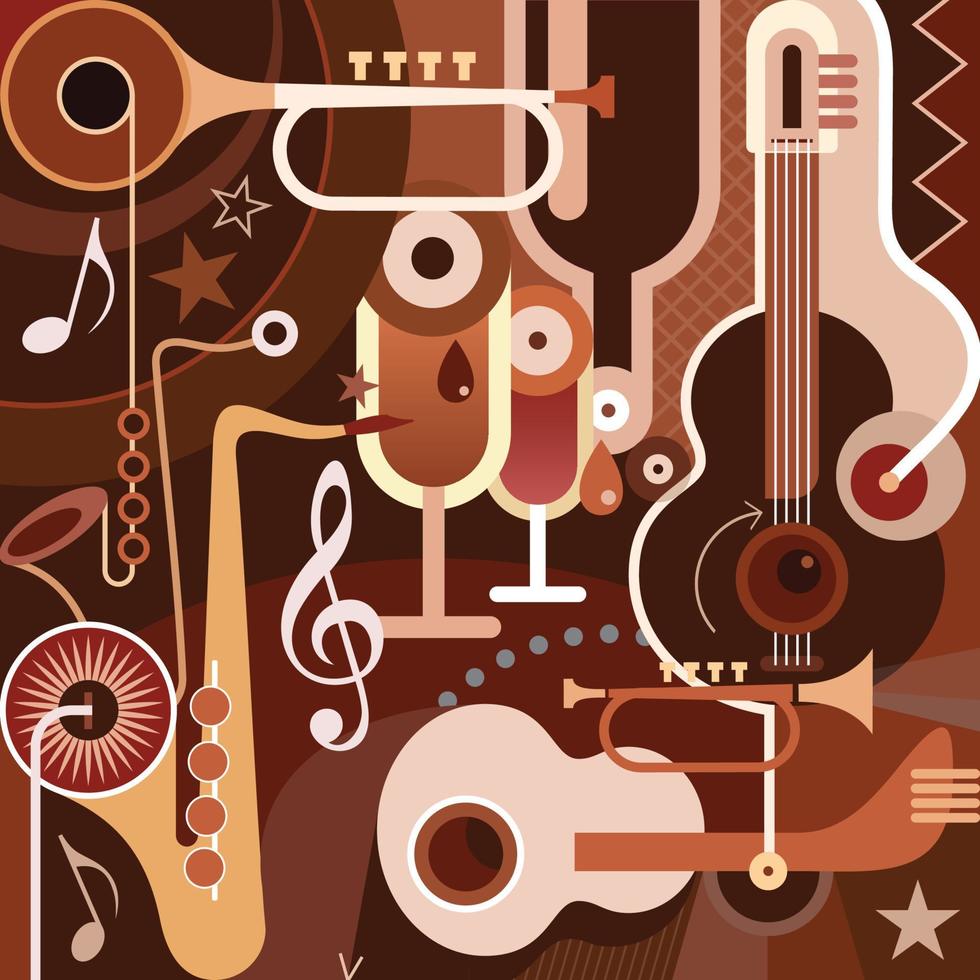 fondo de arte musical vector