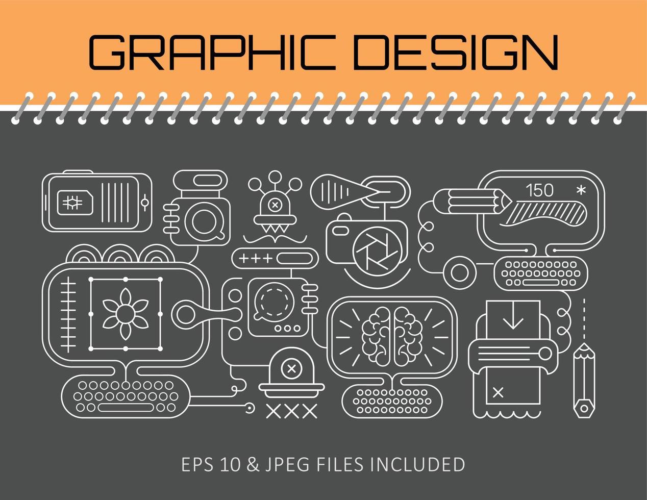 Graphic Design banner template design vector