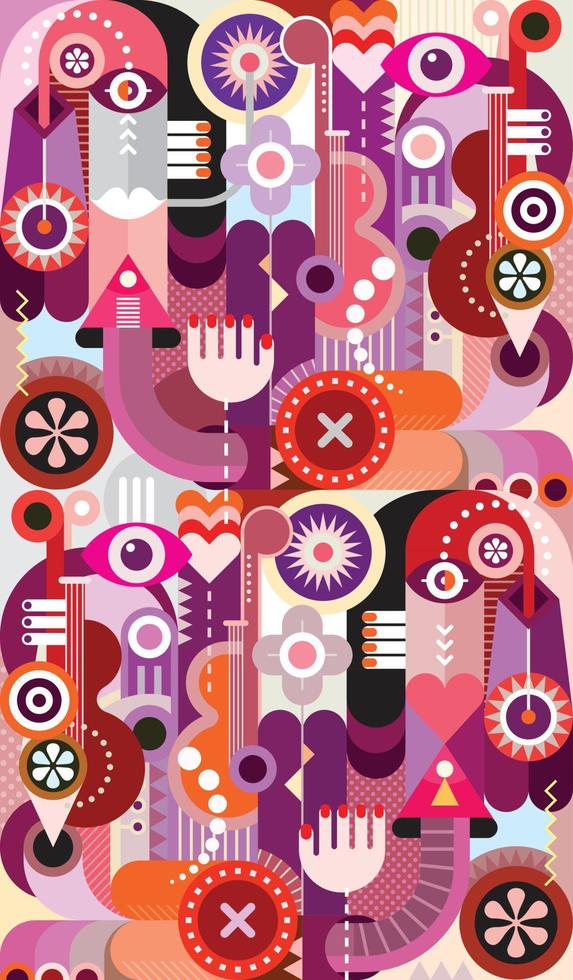 Graphic Art Background vector