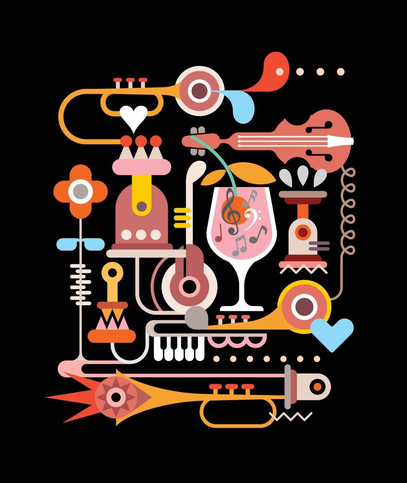 Music Party vector illustration