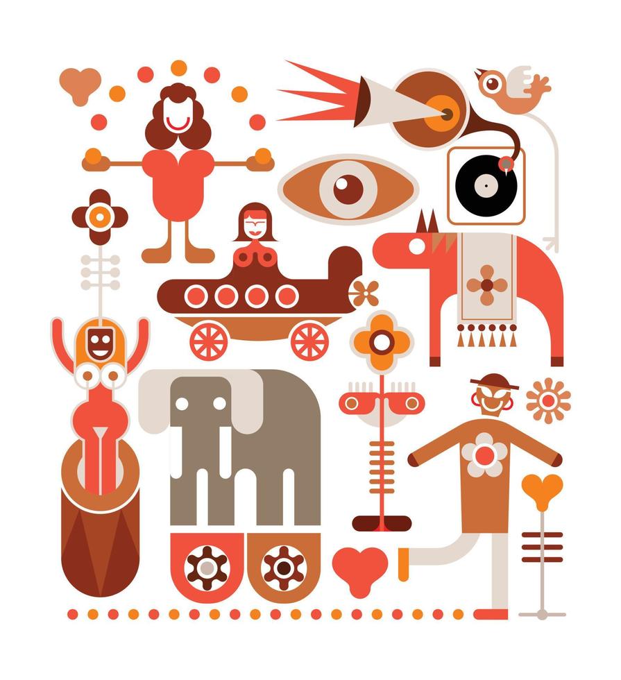 Circus Show vector illustration