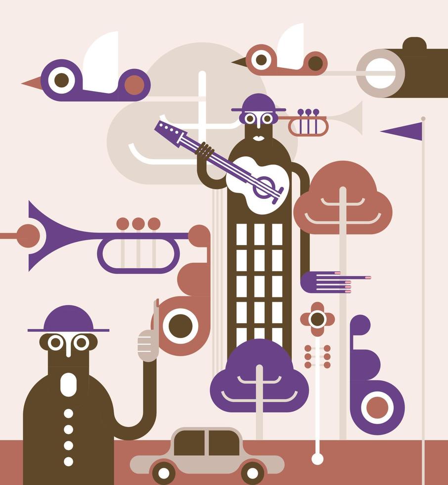 Abstract world - vector illustration