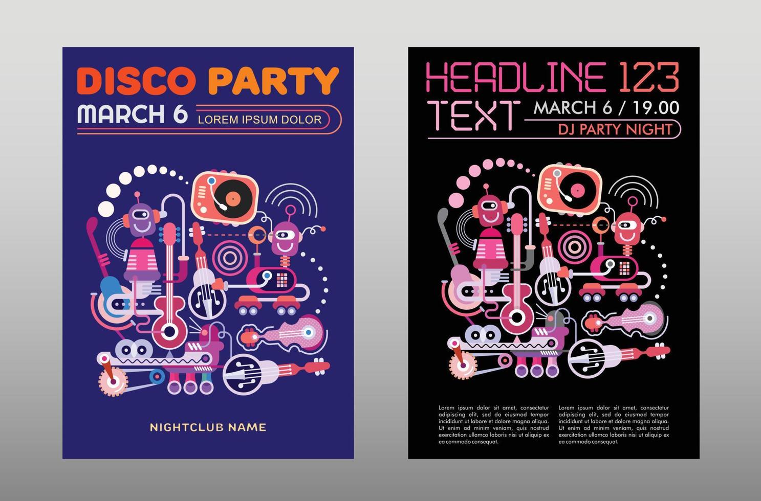 Disco Party vector illustration