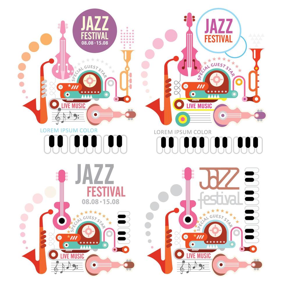 Jazz Festival Poster vector