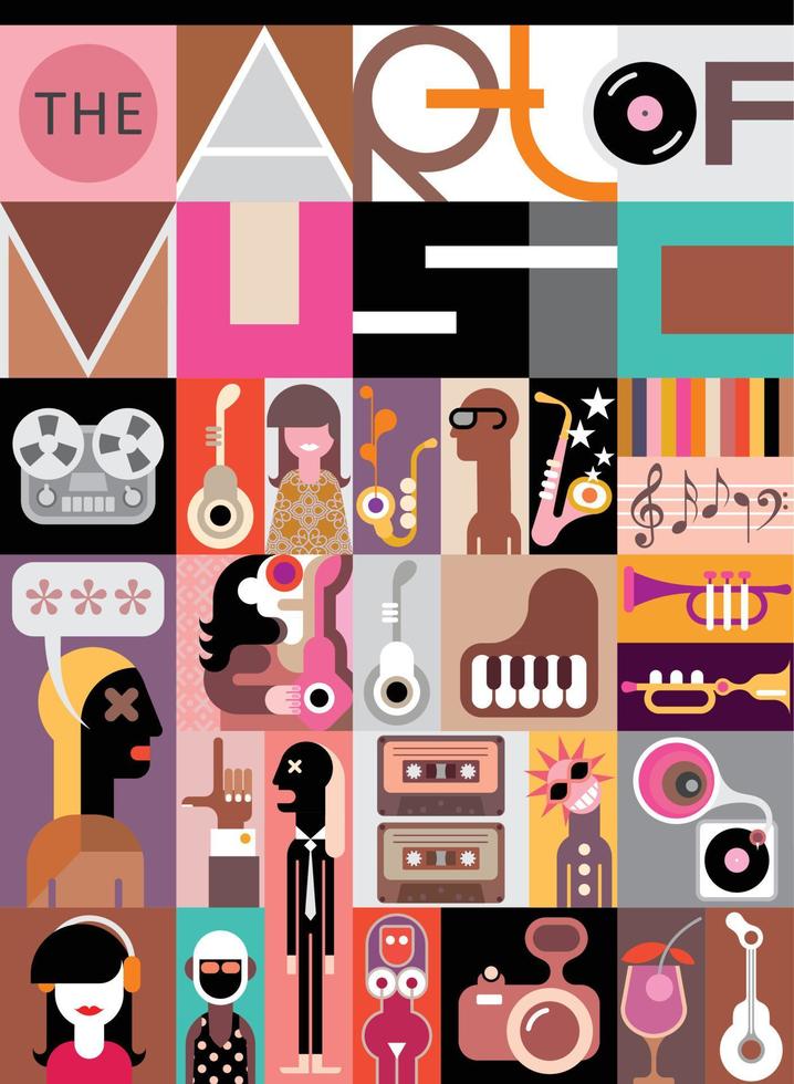 The Art of Music vector