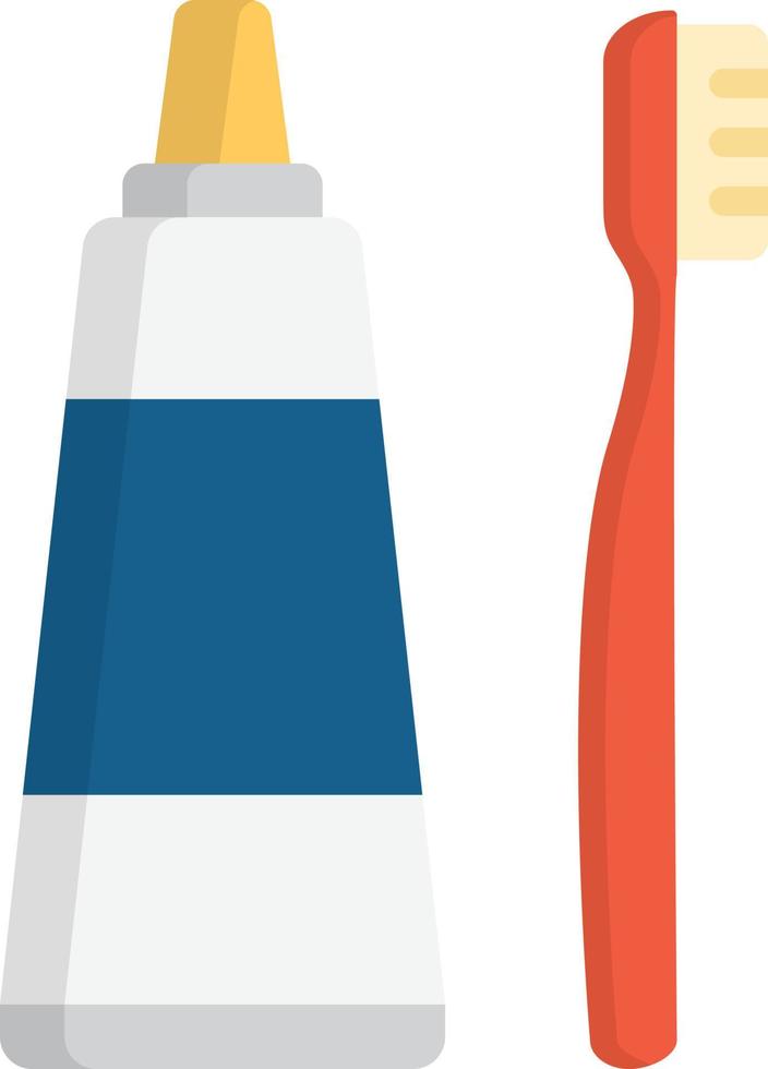 toothbrush toohpaste vector illustration