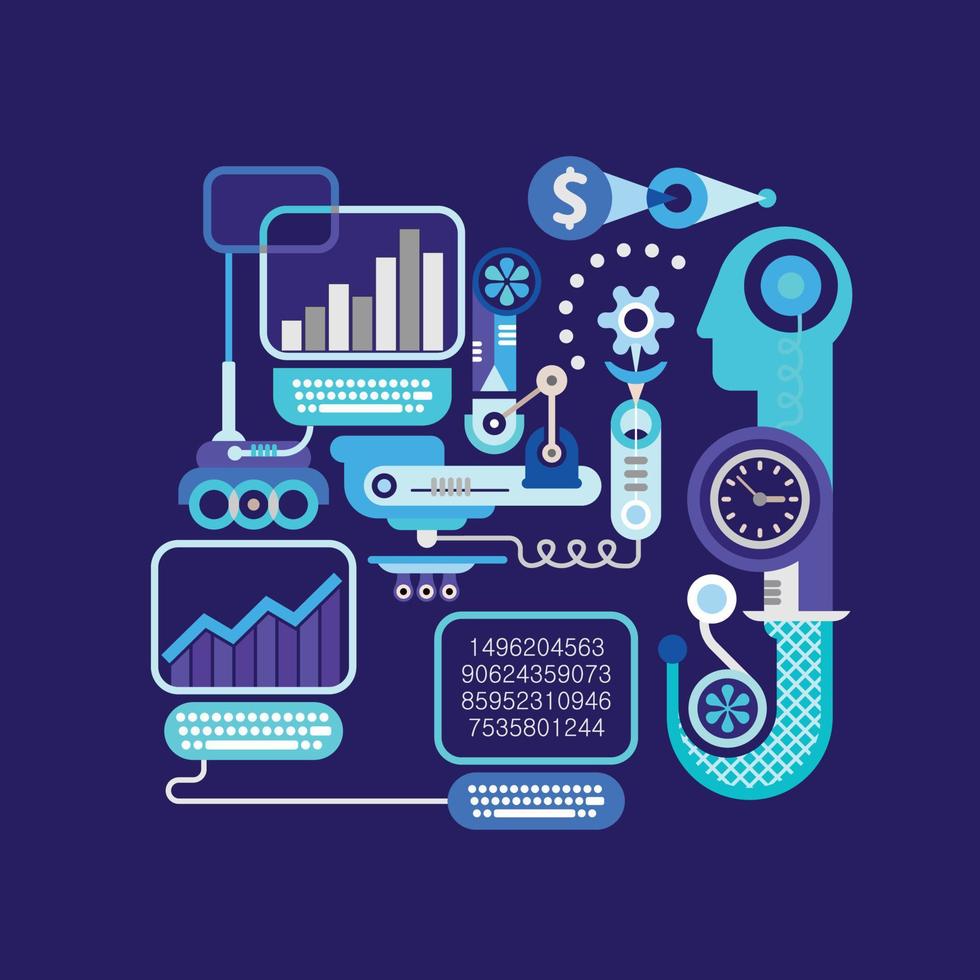 Electronic Commerce Processing vector