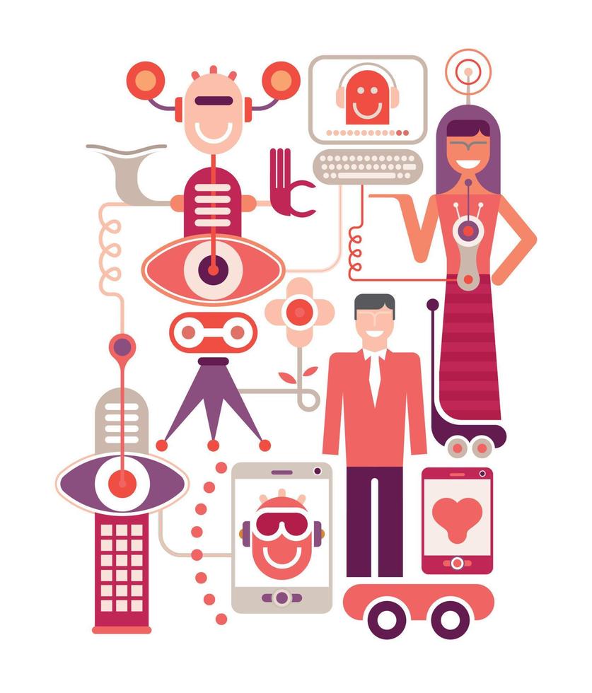 Future Technology Presentation vector