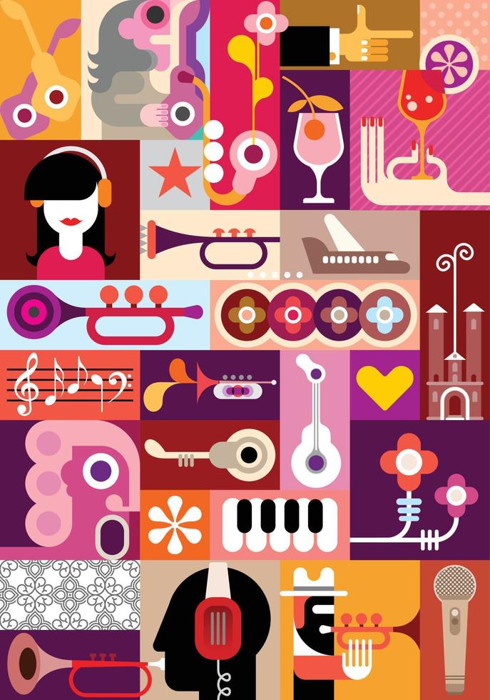 Music Graphic Design vector