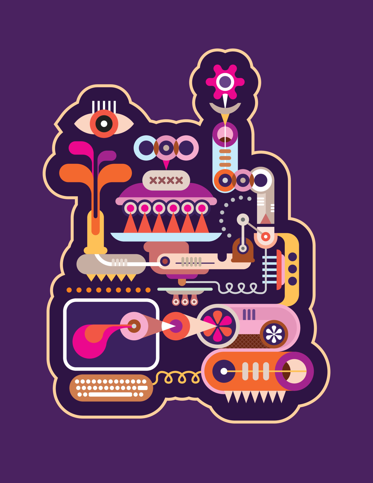 Abstract Art Object 10920532 Vector Art at Vecteezy