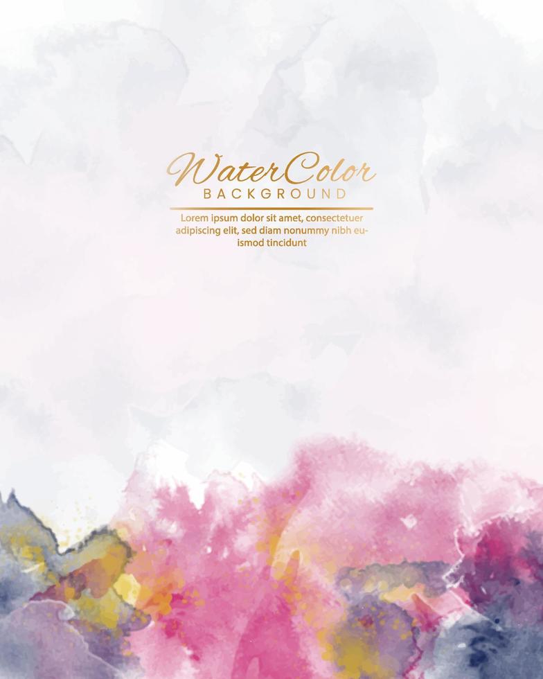 abstract watercolor textured background. Design for your date, postcard, banner, logo. vector