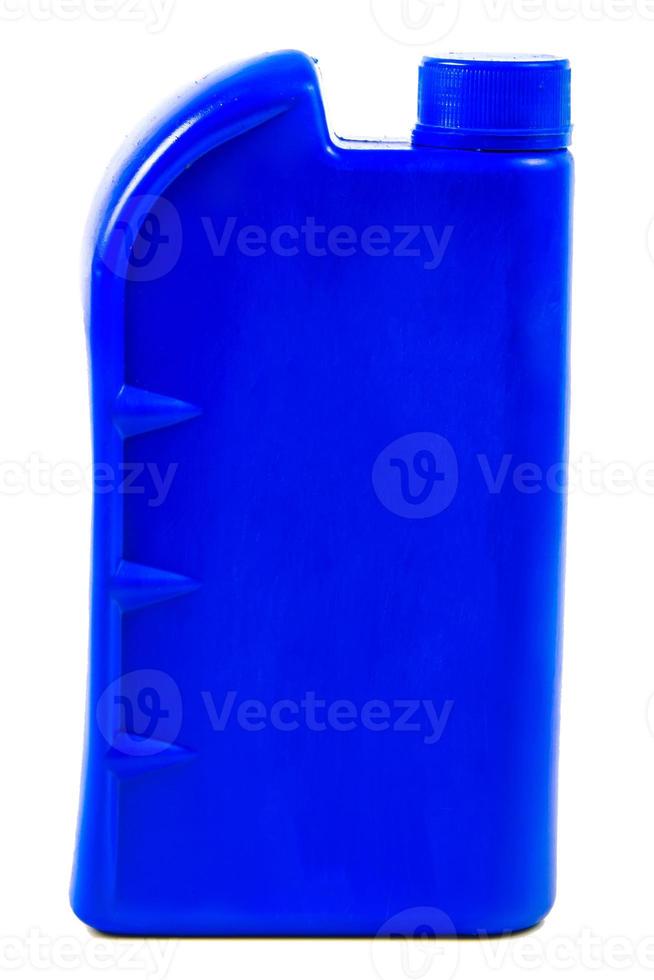 Plastic container for motor oil isolated ,Car oil bottle Clipping path photo