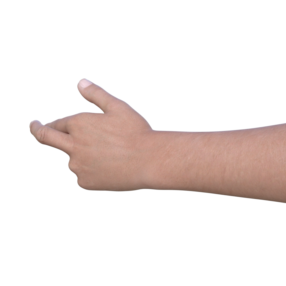 hands pose gesture 3d rendering png