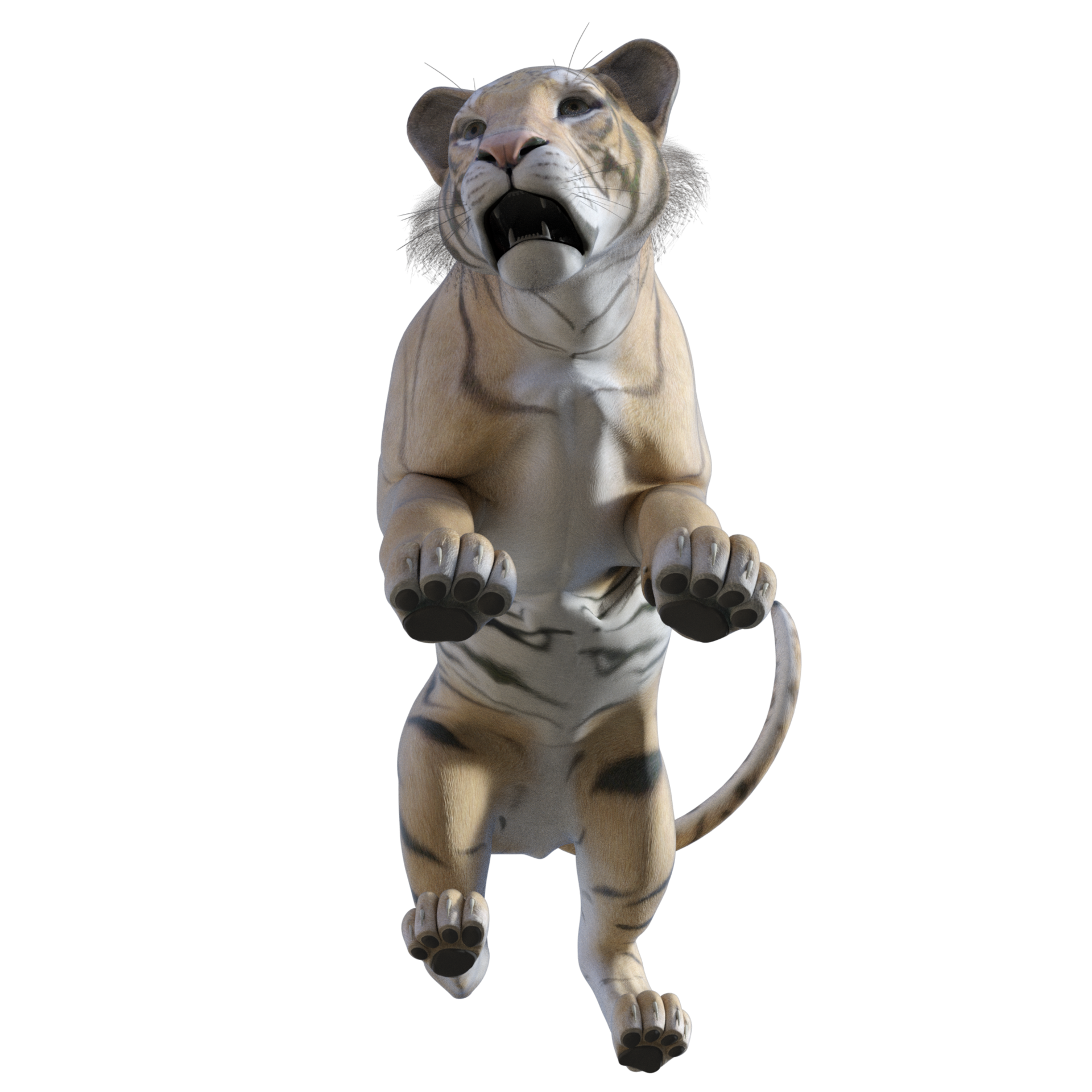 Free Tiger 3d model illustration 10922143 PNG with Transparent Background