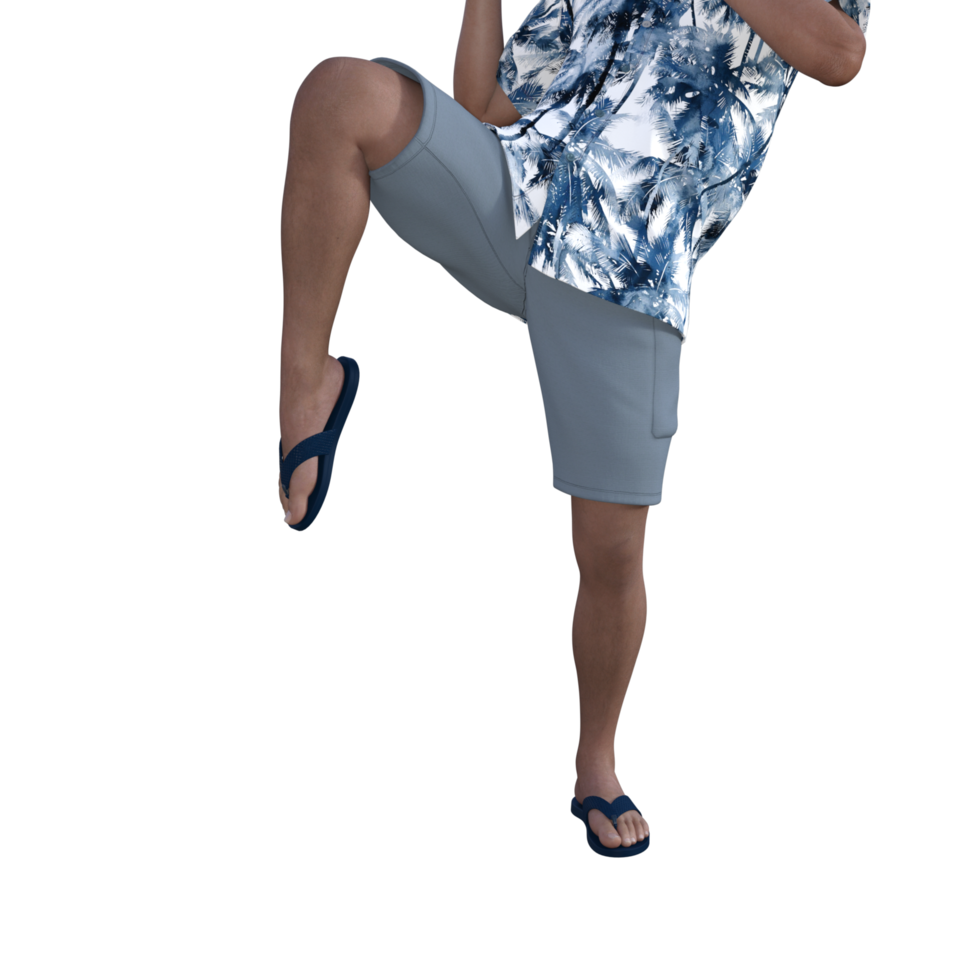 Fußgeste Pose Ausdruck 3d png