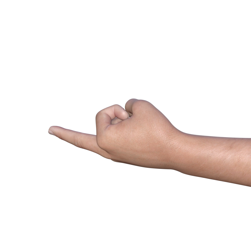 hands pose gesture 3d rendering png
