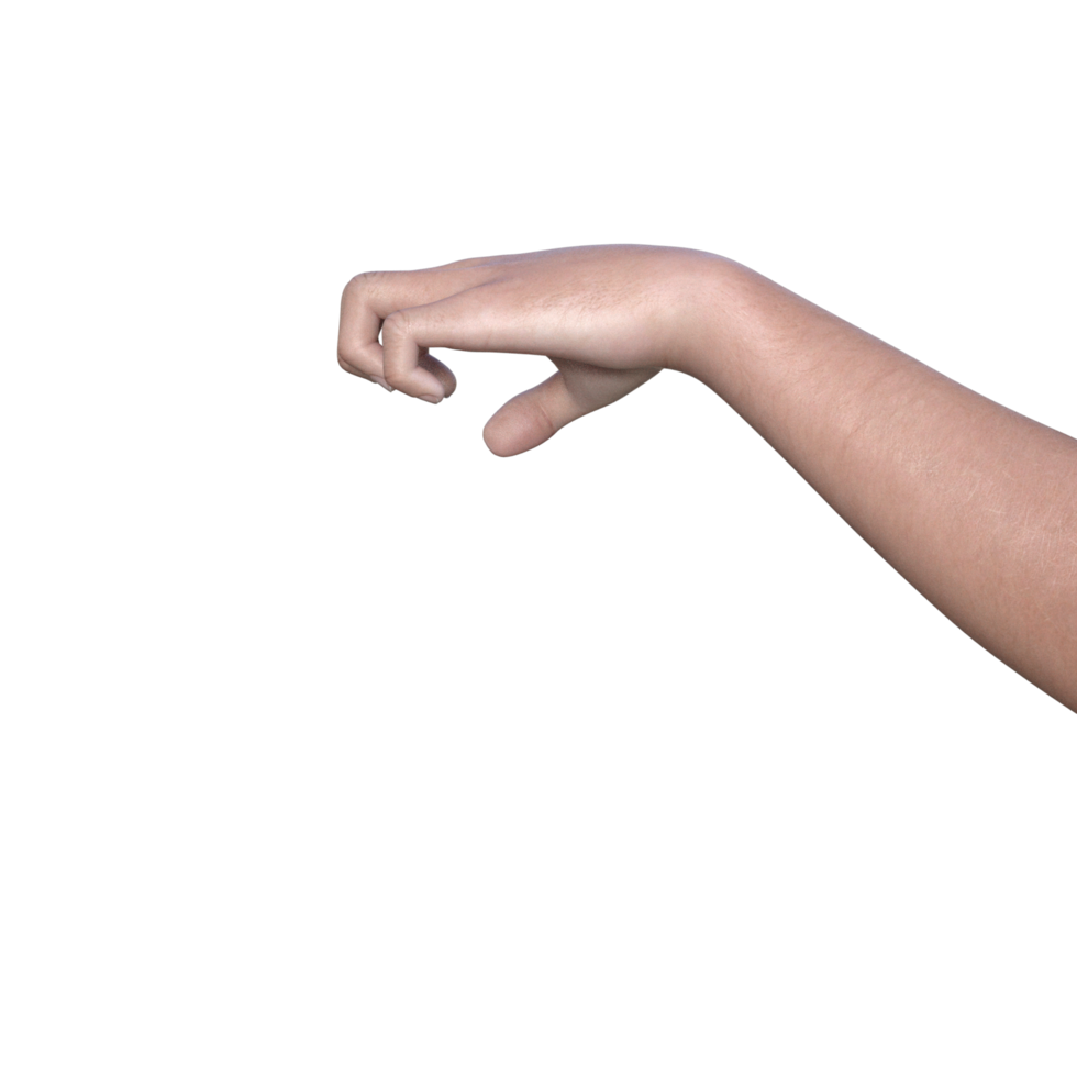 hands pose gesture 3d rendering png