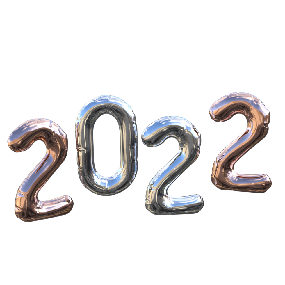 words from balloons 3d rendering png