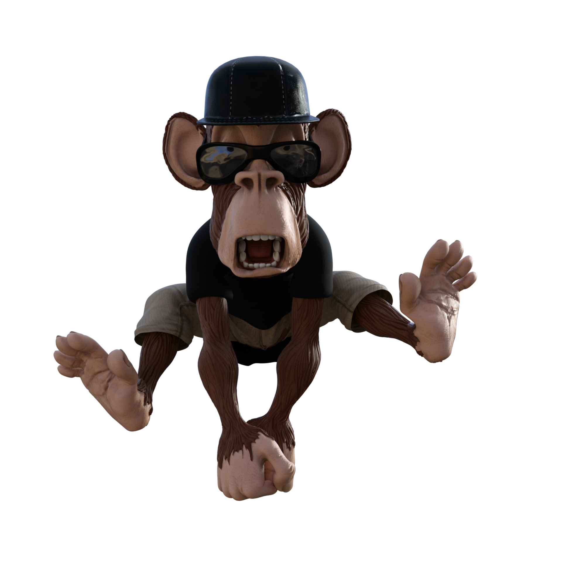 Macaco Louco Com óculos 3d PNG , Exótico, Animal, Boné PNG Imagem para  download gratuito