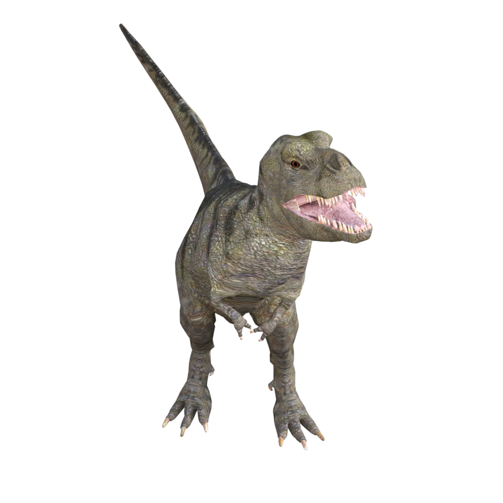 personagem de dinossauro 3d png